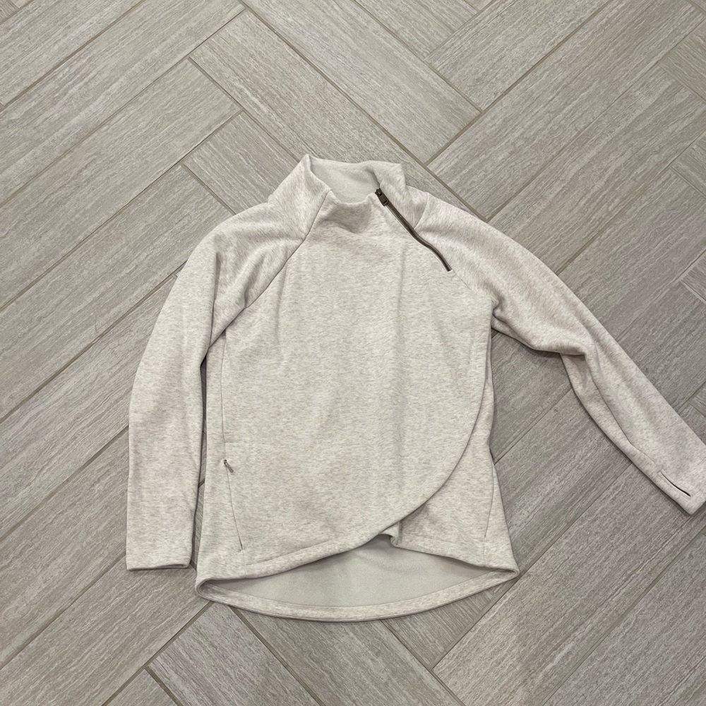 Athleta Cozy Karma Asymmetrical Sweetshirt - Picture 2 of 4